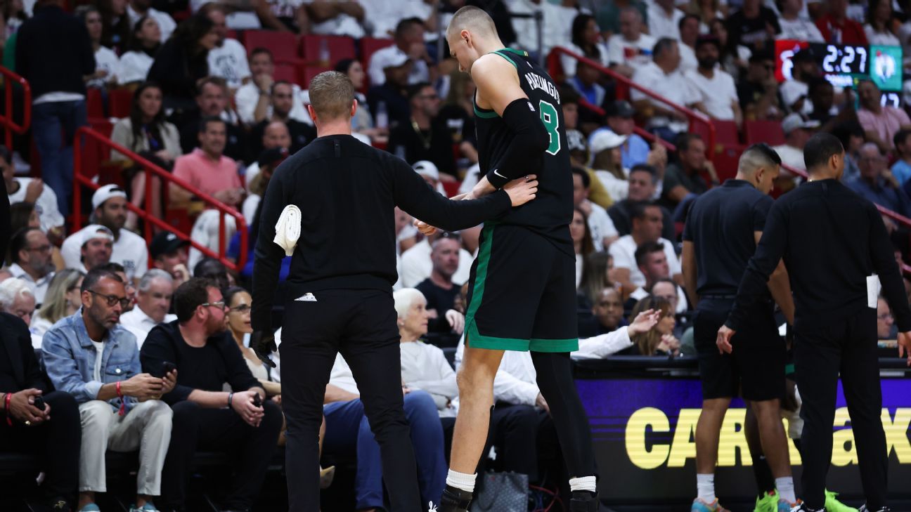 Celtics: Porzingis soffre di un infortunio al polpaccio e torna davanti.  La temperatura è discutibile