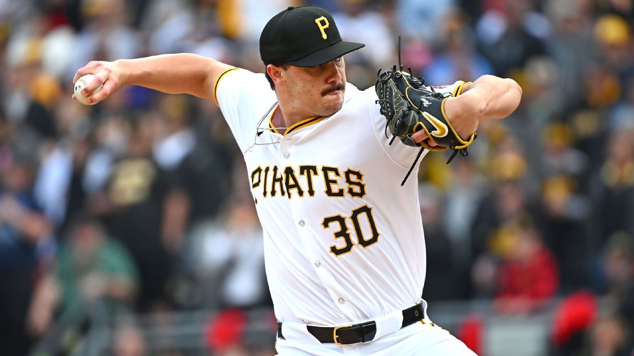 Paul Skenes rebate sete na estreia na MLB com vitória do Pirates