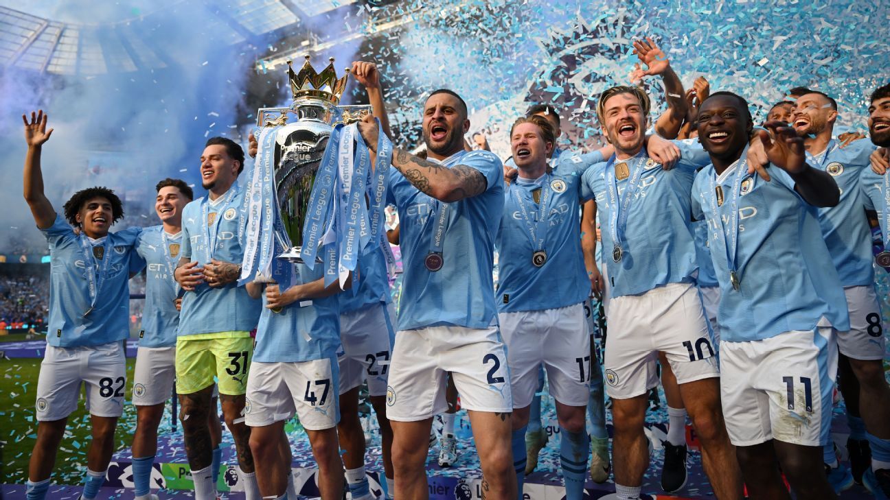 Man City schreibt Geschichte mit dem vierten Premier-League-Titel in Folge