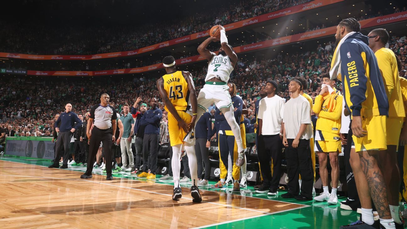 Jaylen Brown, le sauveur des Boston Celtics lors du premier match de la finale Est