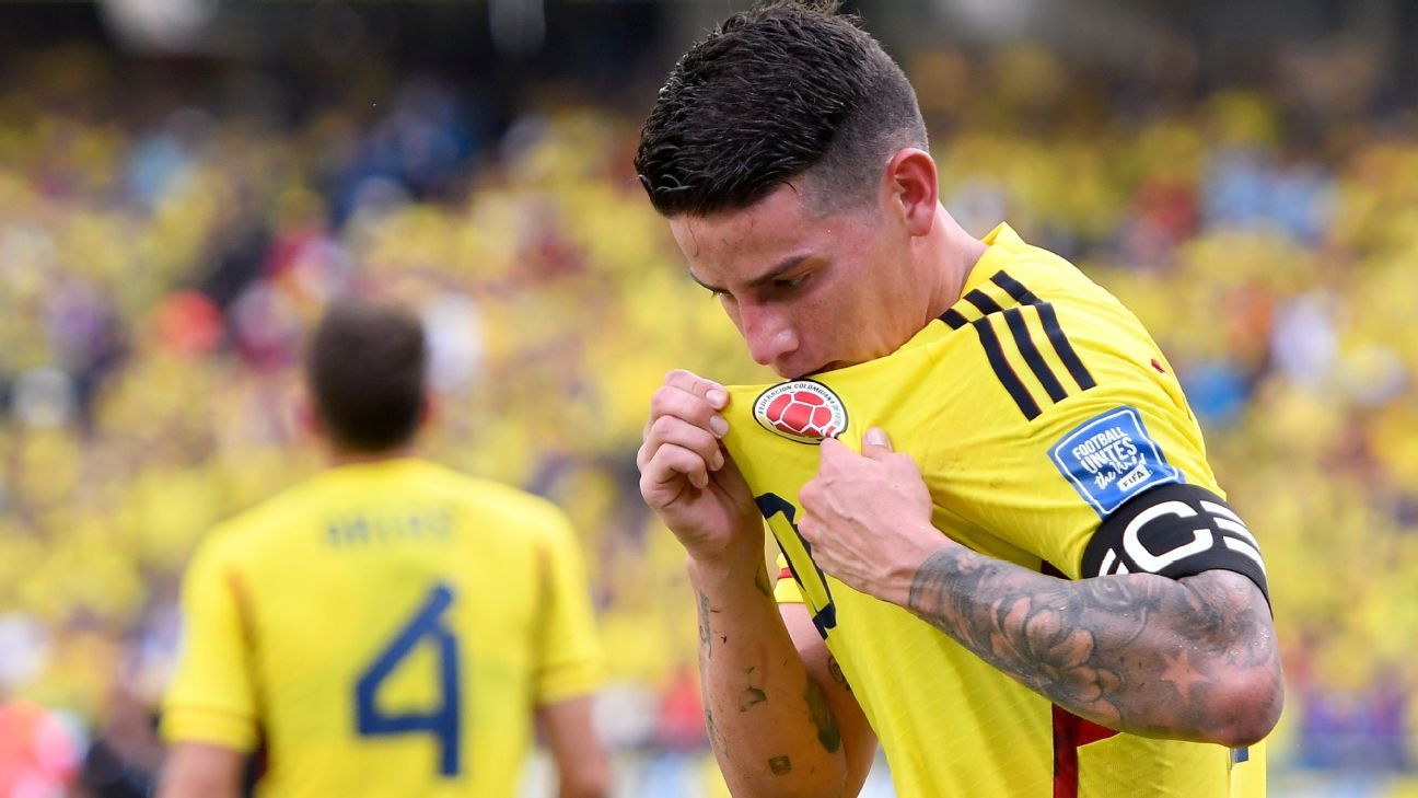 Colômbia convoca brasileiros para amistosos; destaque para James e Richard Ríos.