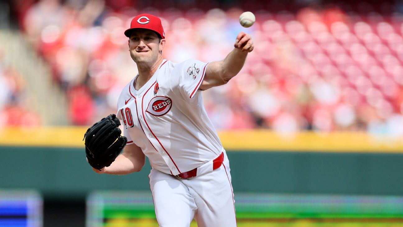 Reds player Nick Lodolo placed on injured list due to sprained finger