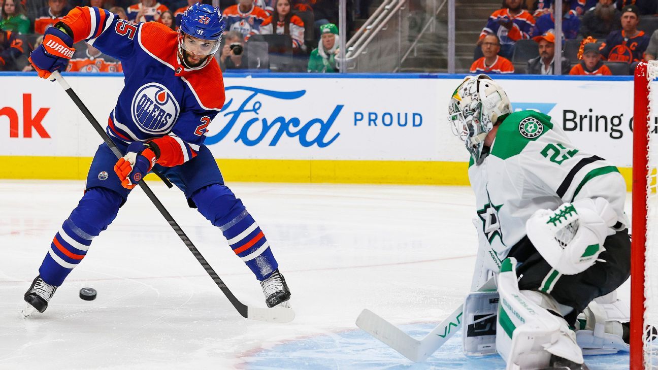 Oilers tie series, praise Nurse for ‘character’ game