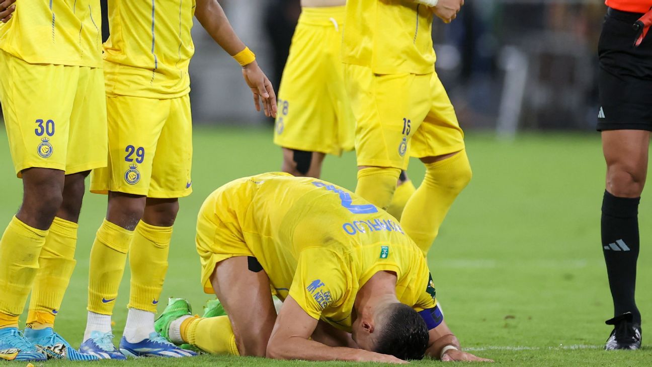 Cristiano Ronaldo in tears as Al Nassr lose King's Cup final - ESPN