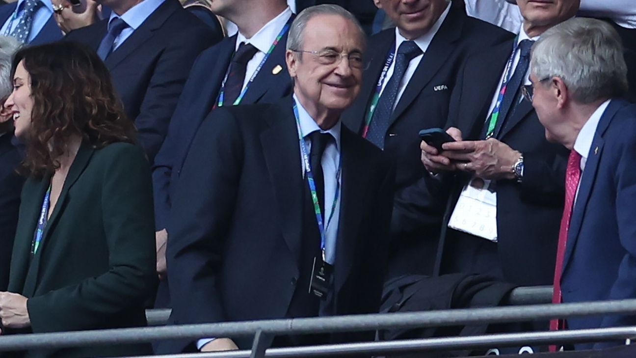 Florentino Pérez dépasse les six Ligue des Champions Santiago Bernabéu