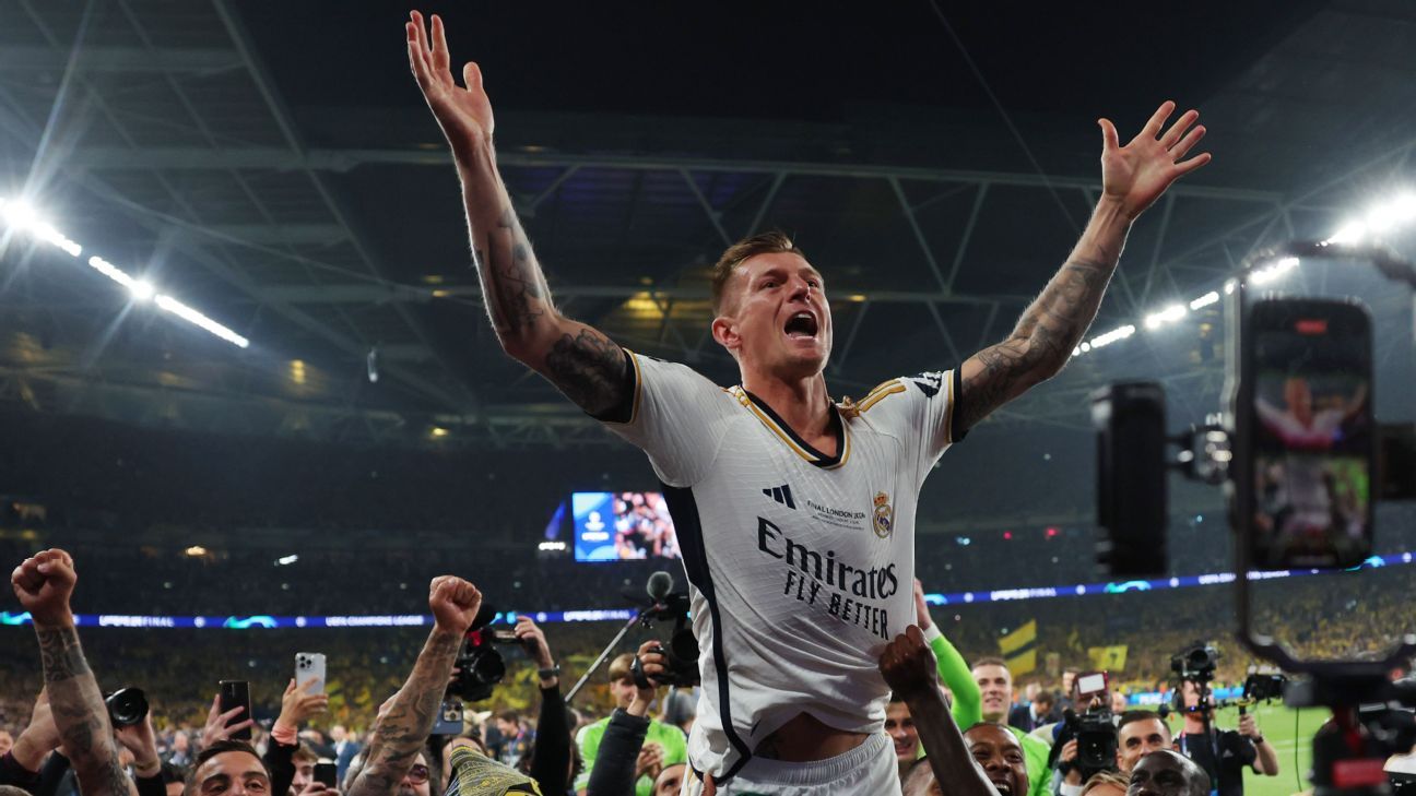 Kroos tem despedida dos sonhos no Real e entra no ‘olimpo’ da Champions