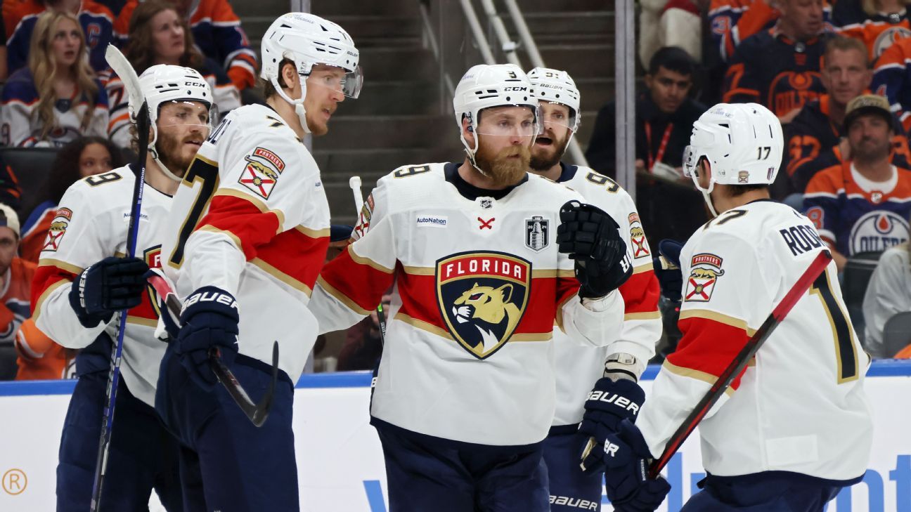 The Panthers won their first Stanley Cup title in Game 3 over the Oilers