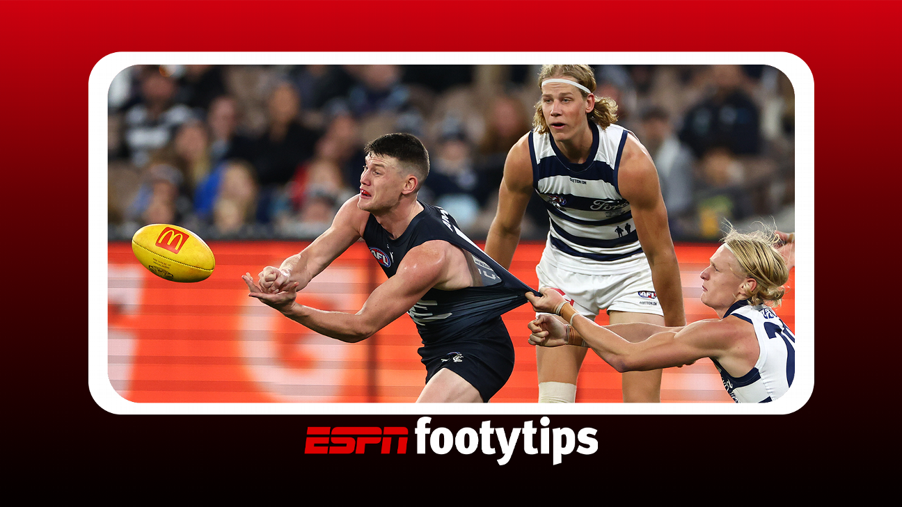 Who you should be tipping for Round 15 of the 2024 AFL season ESPN