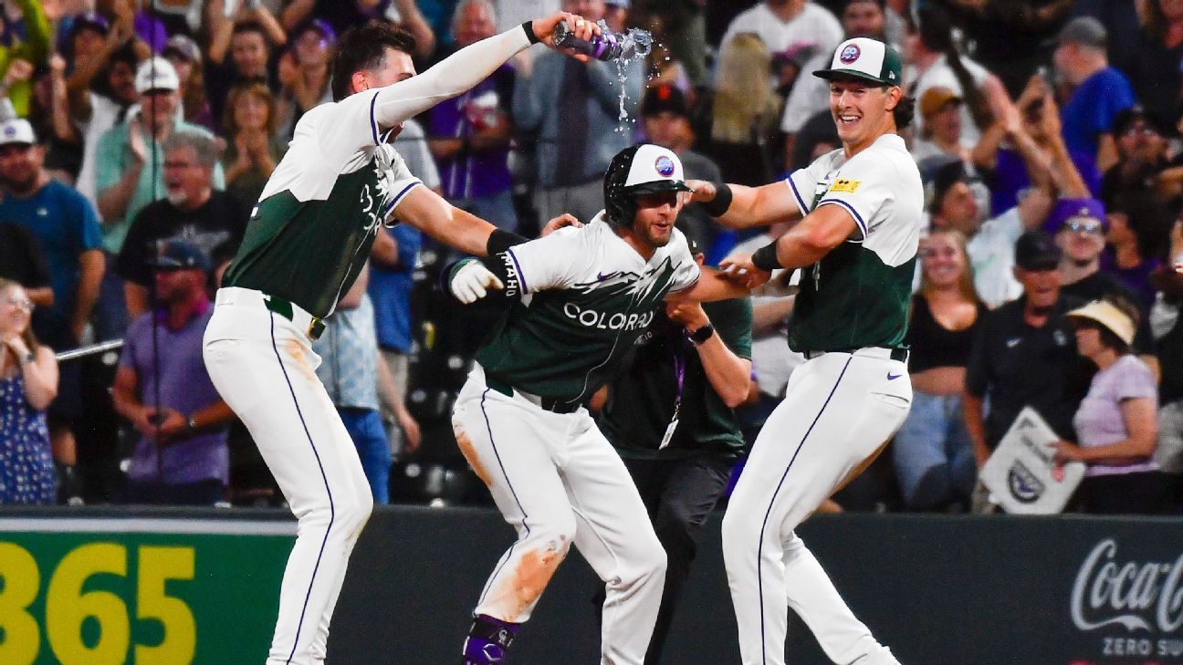 Rockies win on pitch-clock violation in MLB first