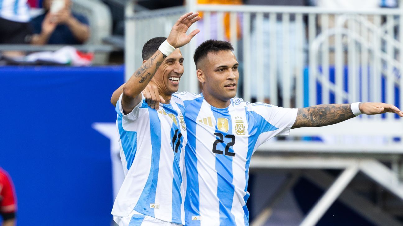 Lautaro diz qual o ‘teto’ da Argentina na Despensa América, e Di María exalta torcida