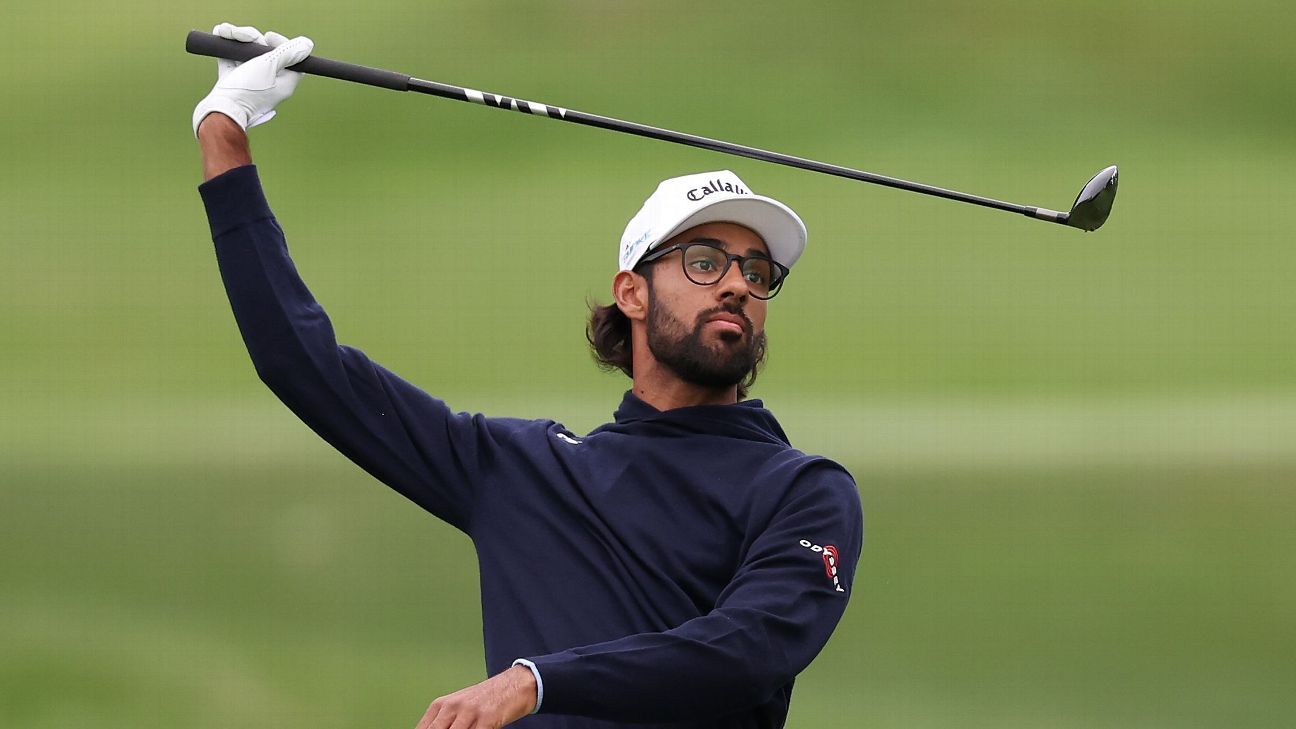 Akshay Bhatia shares Rocket Mortgage Classic lead; Russell misses cut