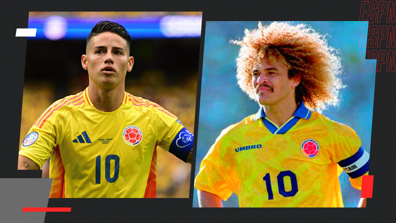 James superó la marca de asistencias de Valderrama en Copa América con ...