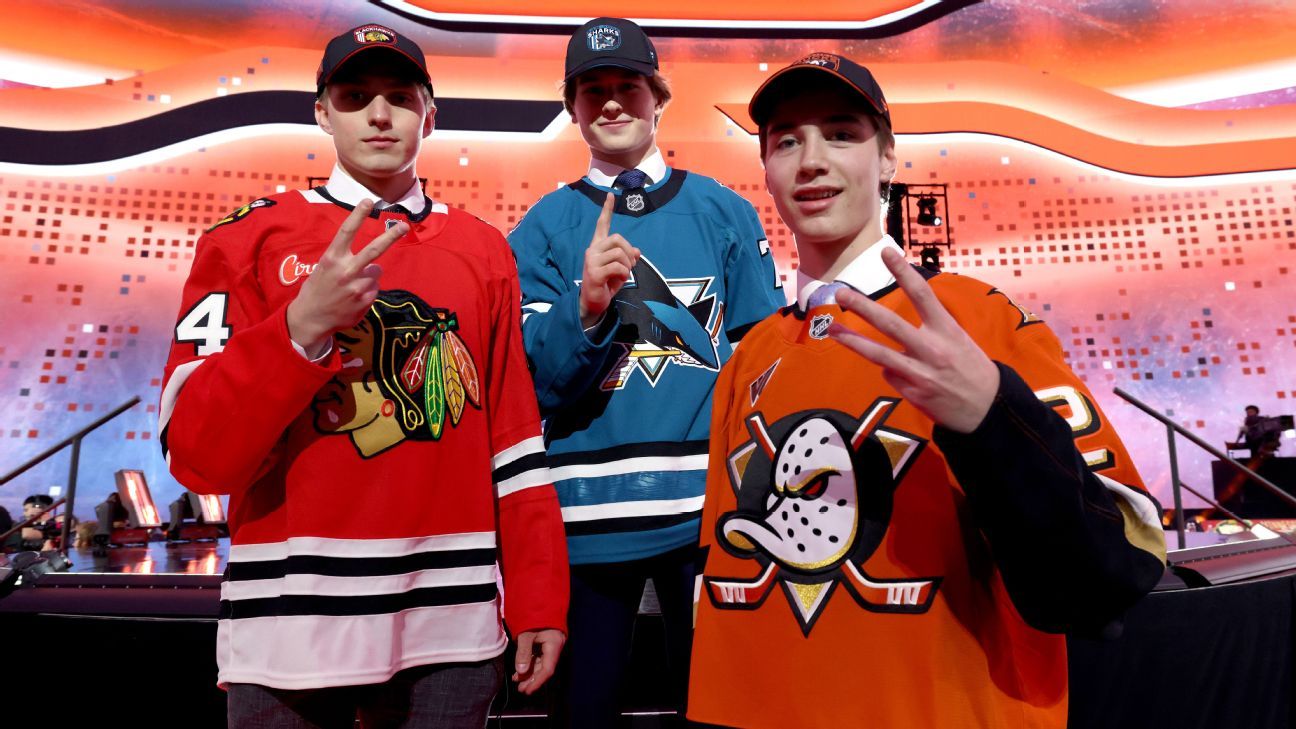 NHL Draft-cijfers 2024: teams die hebben gewonnen, hebben hun keuze gemaakt