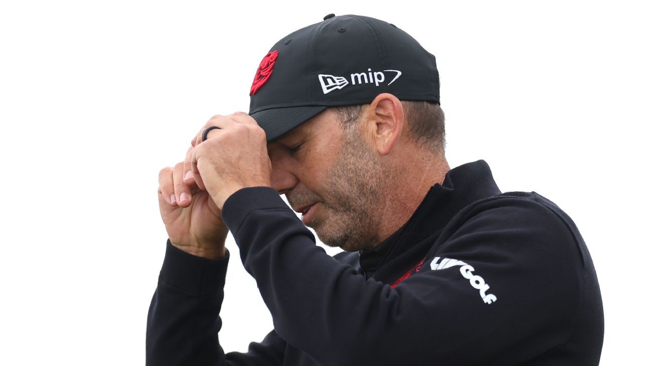 Sergio Garcia put on clock, fails to qualify for Open Championship