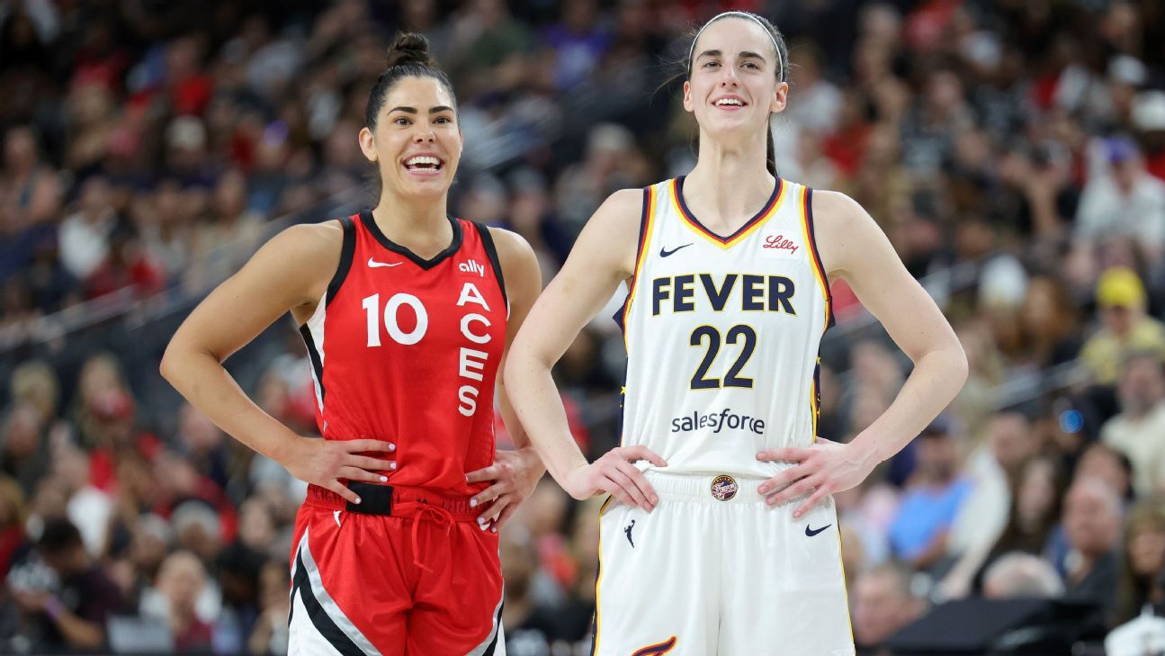 Kelsey Plum nets 34 as Aces top Caitlin Clark, Fever in Vegas