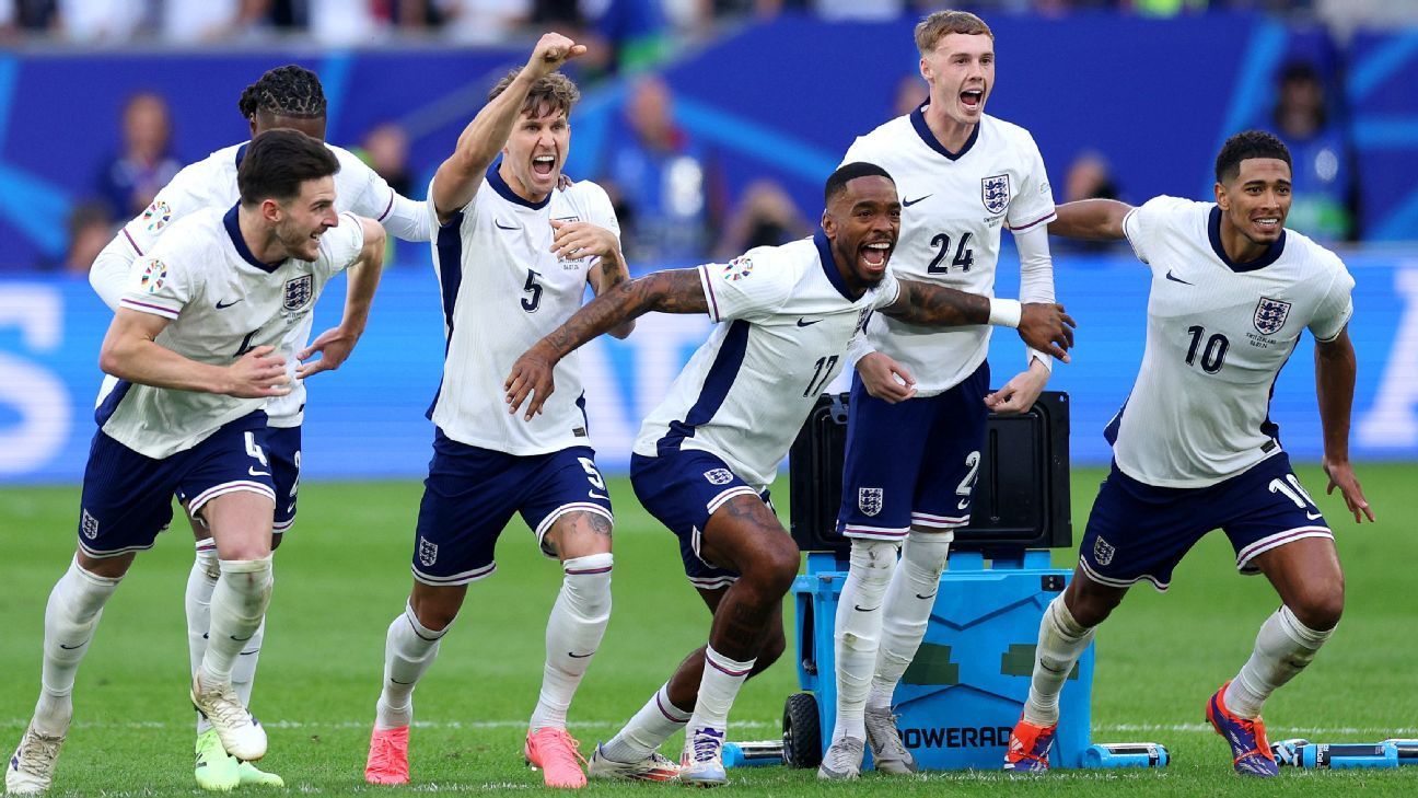 Euro 2024 updates: Penalty joy for England, heartbreak for Swiss