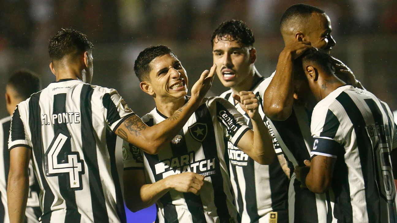 Botafogo bate o Vitória fora de vivenda e assume a liderança do Brasileirão