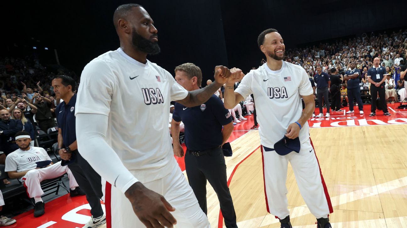 Team USA thriving with Steph CurryLeBron James connection ESPN