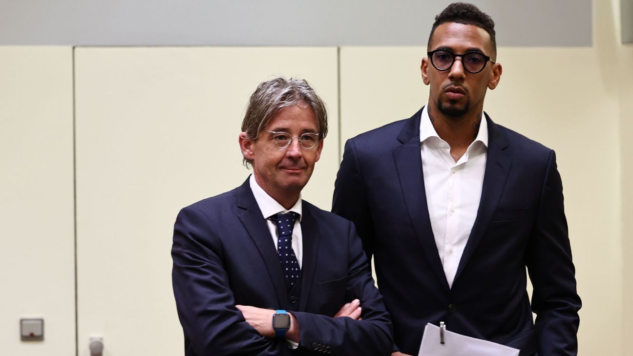 Jérôme Boateng reconnu coupable d’abus sexuels et averti