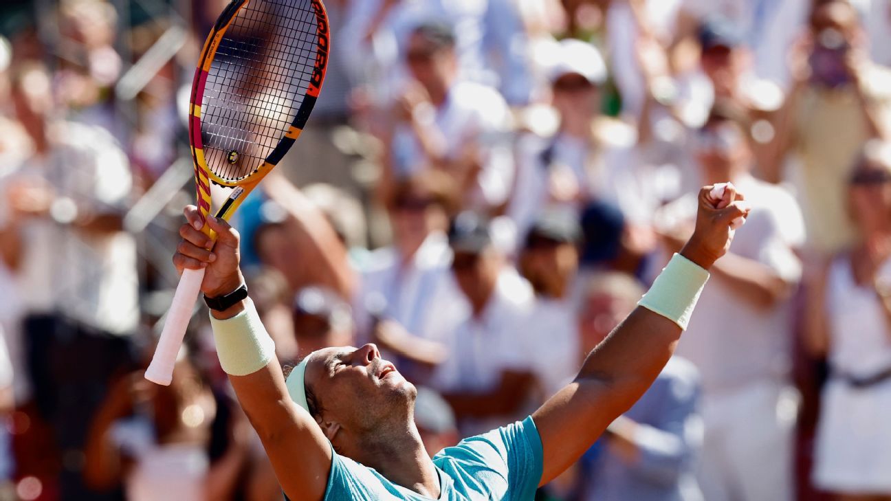 Nadal reaches 1st final since 2022 French Open