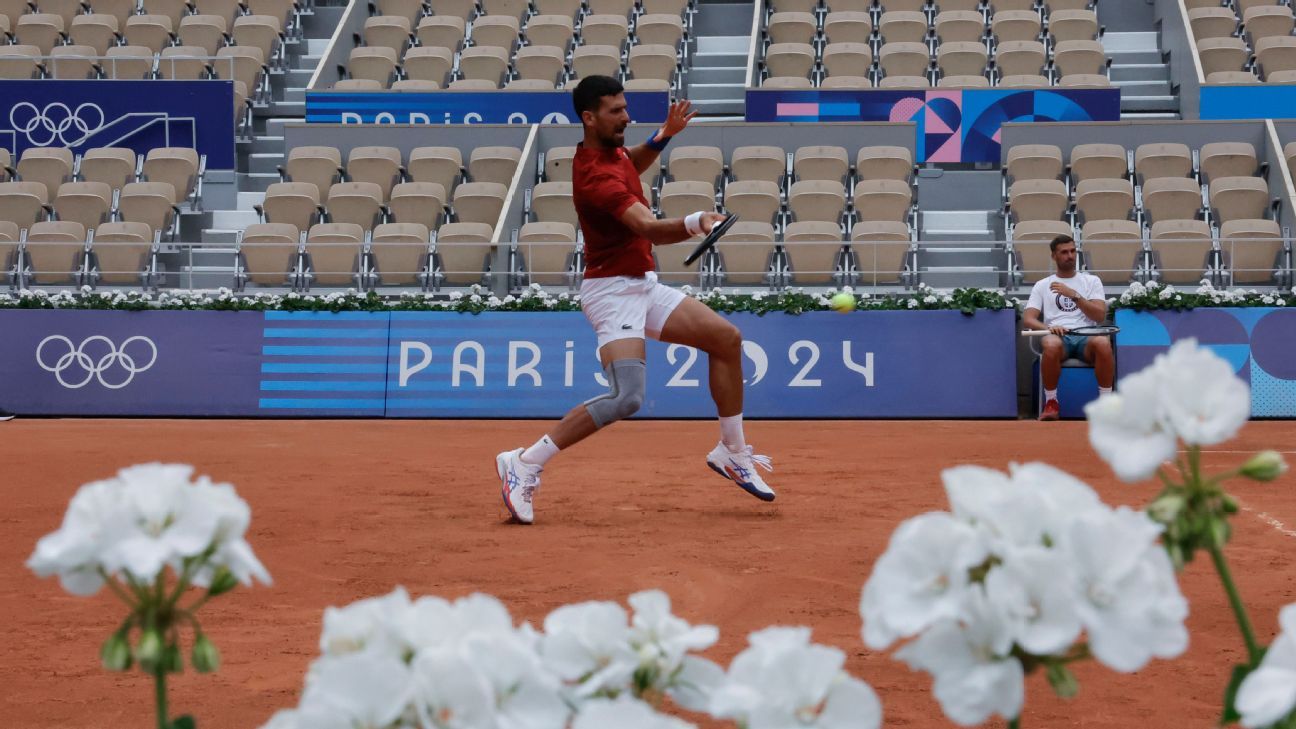 Tenis olímpico horarios y partidos para el debut del sábado ESPN