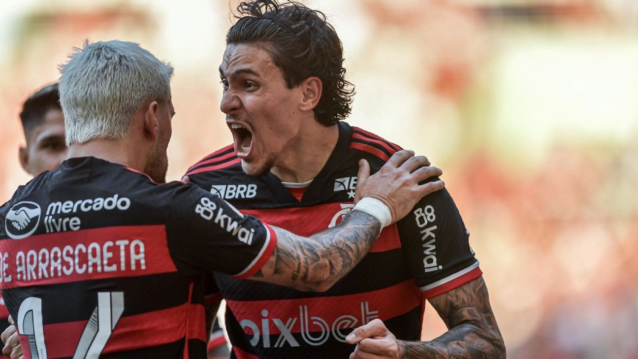 Flamengo assume liderança do Brasileirão ao vencer Atlético-GO.