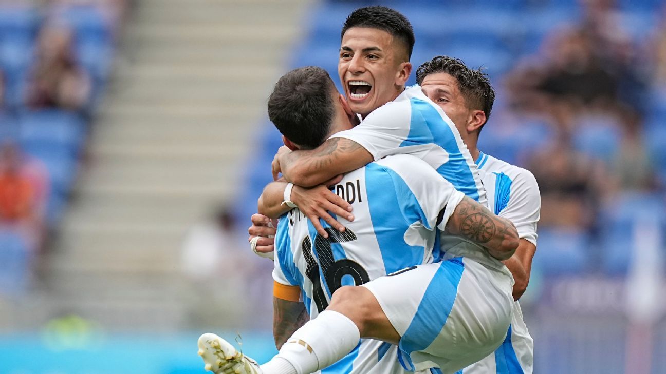 JO : l’Argentine affronte la France en quarts de finale de football masculin