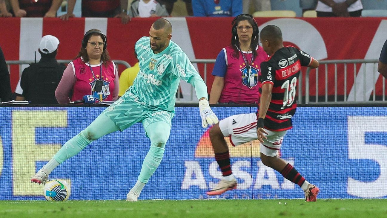 Palmeiras enfrenta momento instável com sequência de derrotas, admite Weverton.