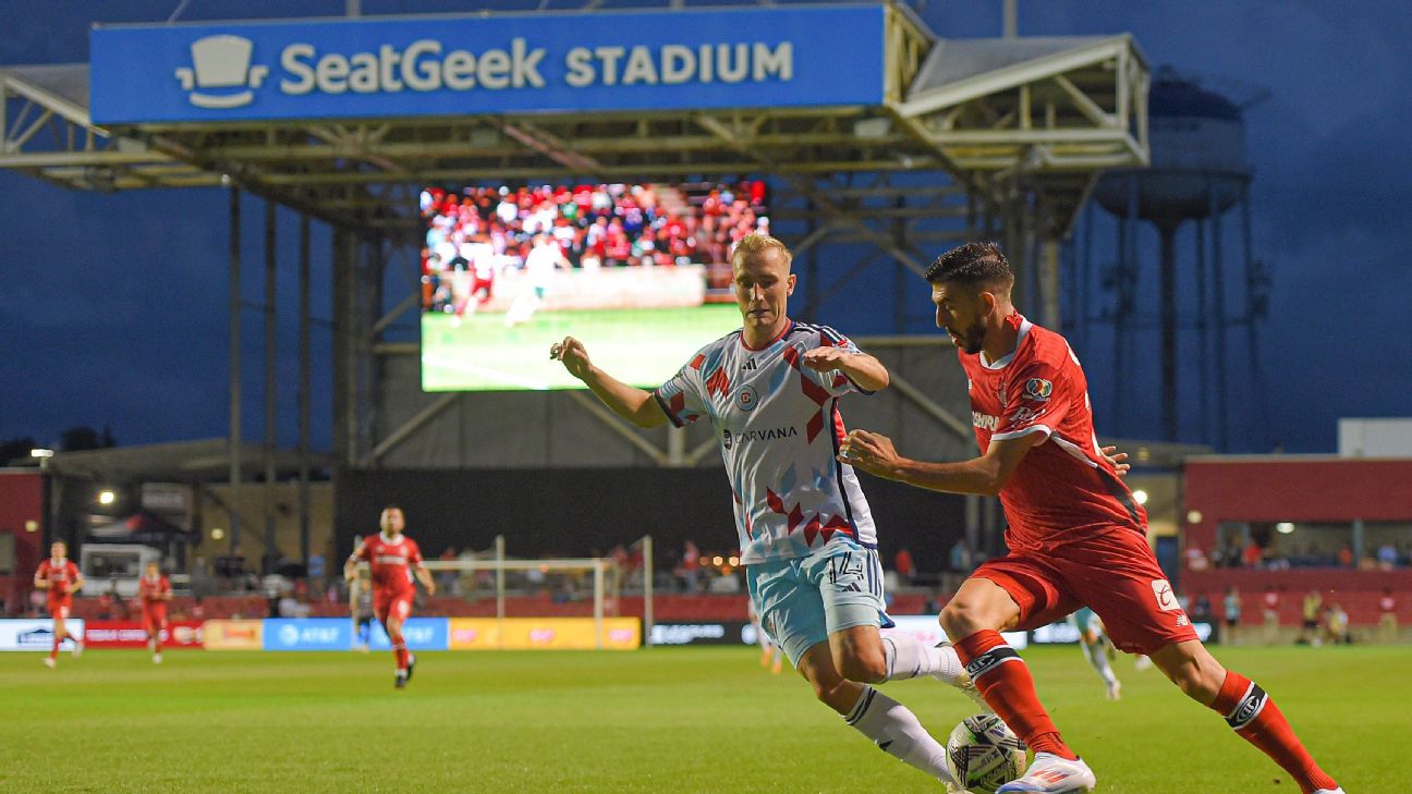 Storm delays second half of Toluca vs Chicago Fire