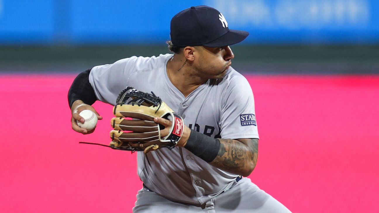 Gleyber Torres es enviado a la banca y admite error con Yankees - ESPN
