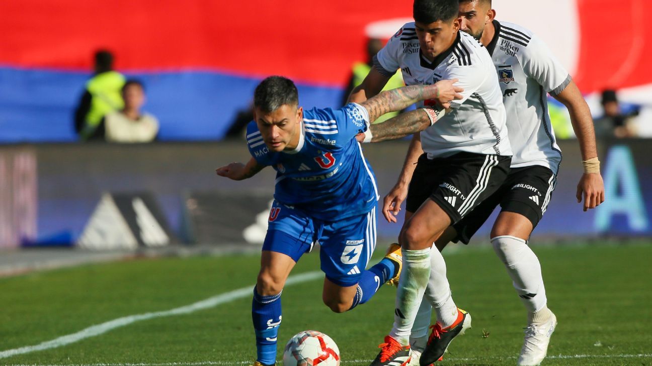 La U y Colo Colo protagonizaron un amargo Superclásico 00 ESPN