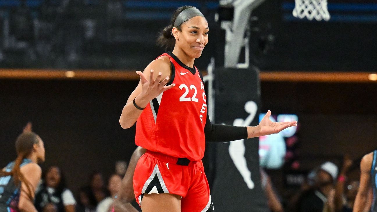 Aces’ A’ja Wilson (ankle) out, but no long-term problems