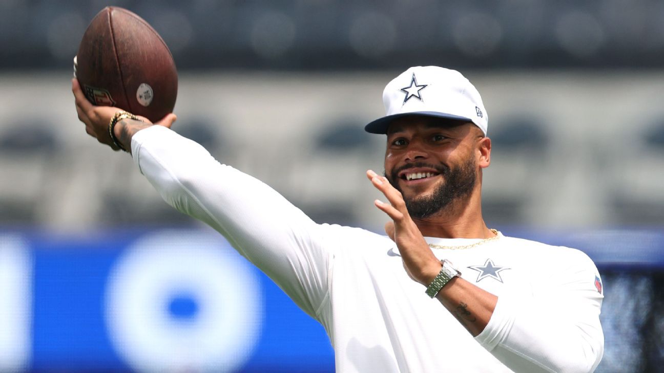 Dak Prescott of the Cowboys – contract talks “are on the right track”