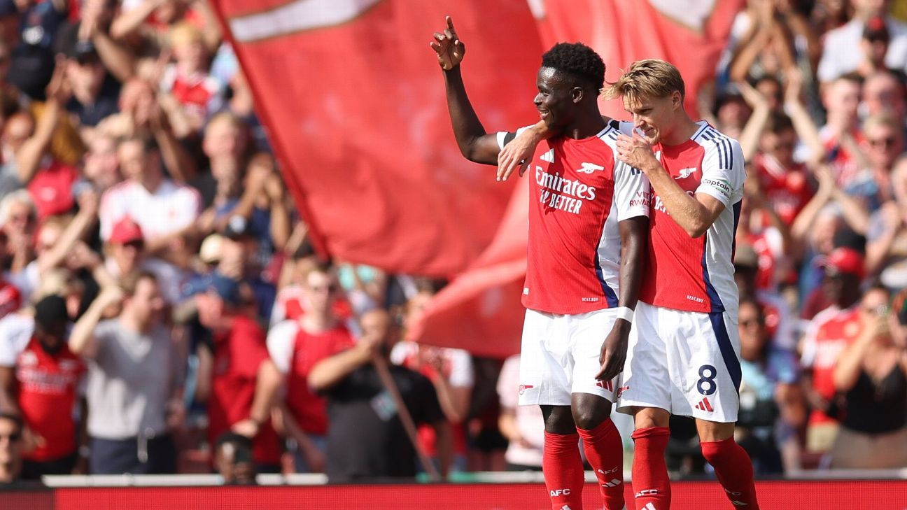 Ødegaard: 'No roof' on teammate Saka's talent