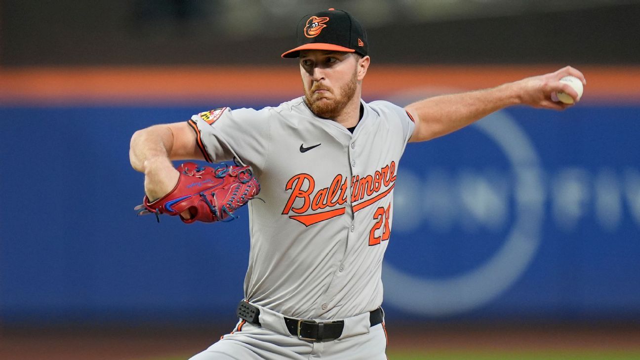 O's Rogers not expected to be ready by opener
