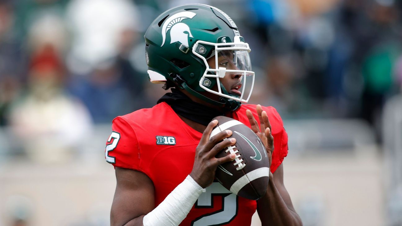 Spartans total up after QB's 'take the over' talk