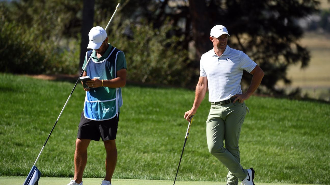 Rory McIlroy flings club into water during Round 2 of BMW