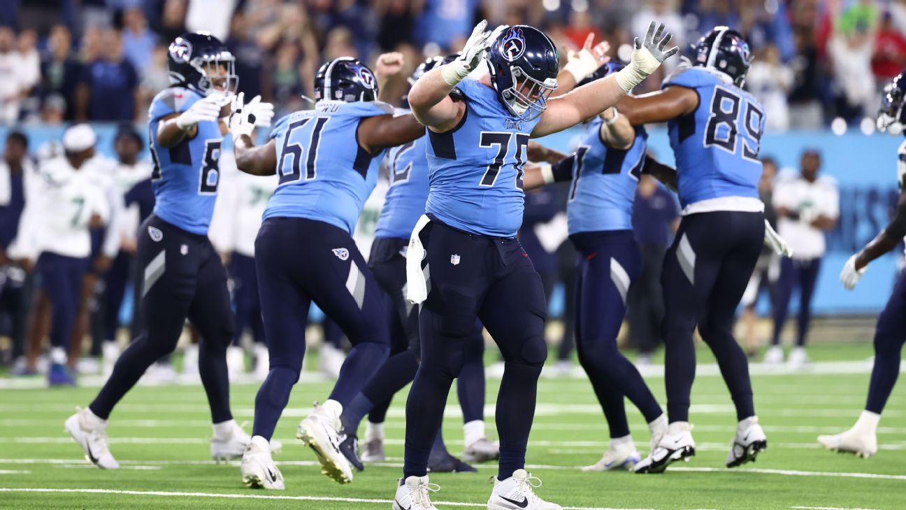 Tennessee Titans final 2024 projected roster ESPN