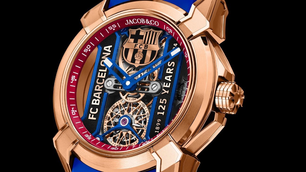 Jacob and Co. honors FC Barcelona with a personalized watch