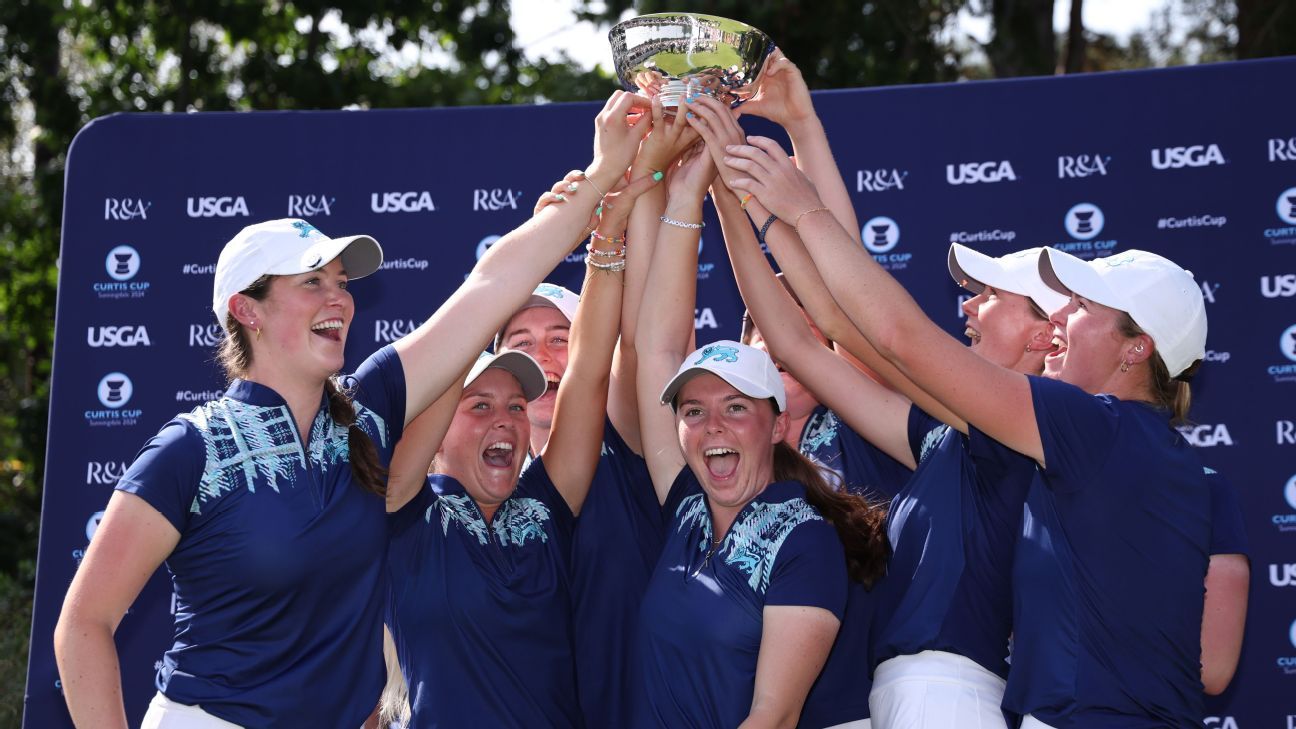 Great Britain & Ireland holds off American rally to win Curtis Cup