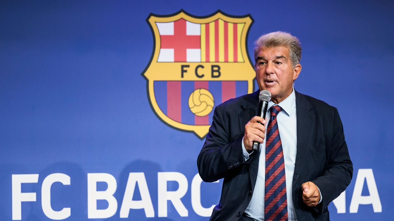 Laporta: Barça transfers will be normal in January