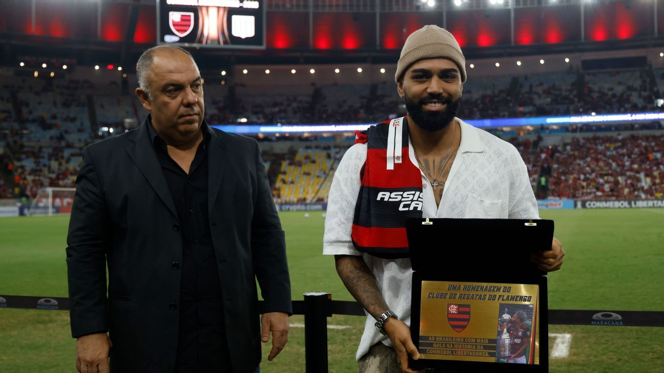 Gabigol é destaque na resposta de Marcos Braz antes de partida do Flamengo.