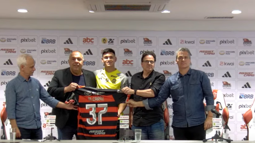 Marcos Braz destaca importância de Alcaraz para Flamengo: negócio inovador