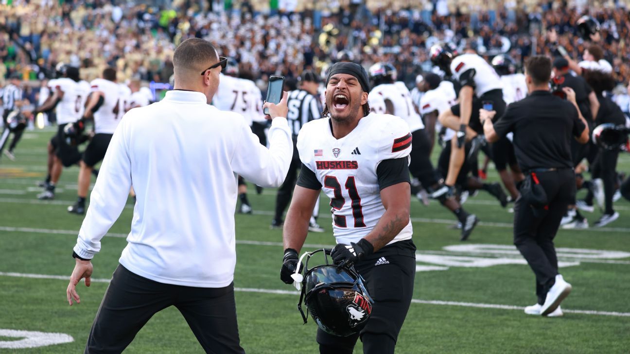 Northern Illinois upset win over No. 5 Notre Dame is the latest upset in college football