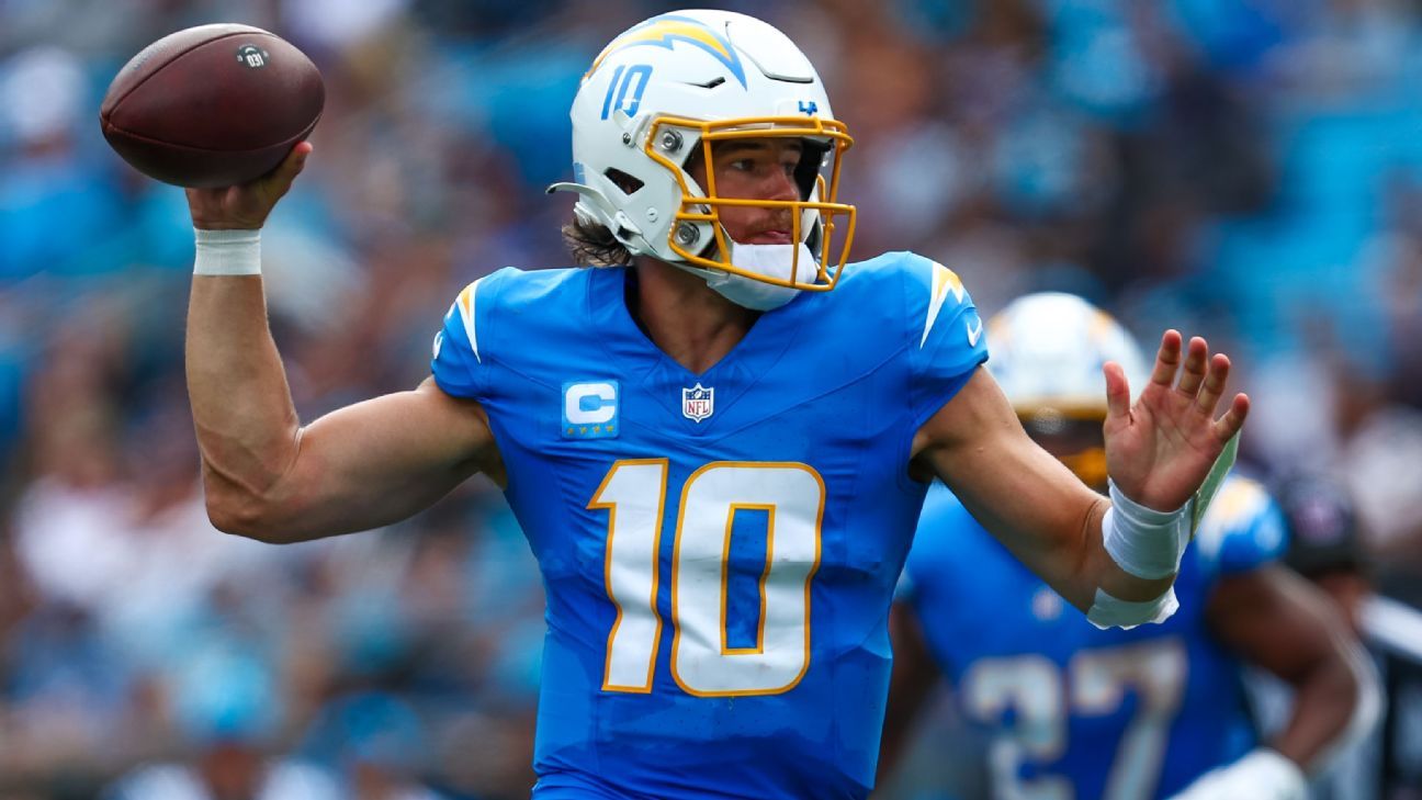 Chargers' Justin Herbert has ankle injury but feeling better - ESPN
