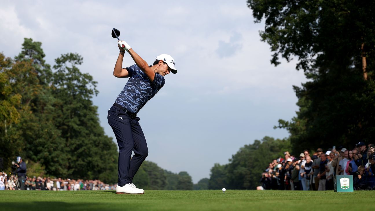 Matteo Manassero leads BMW PGA Championship by 3 shots