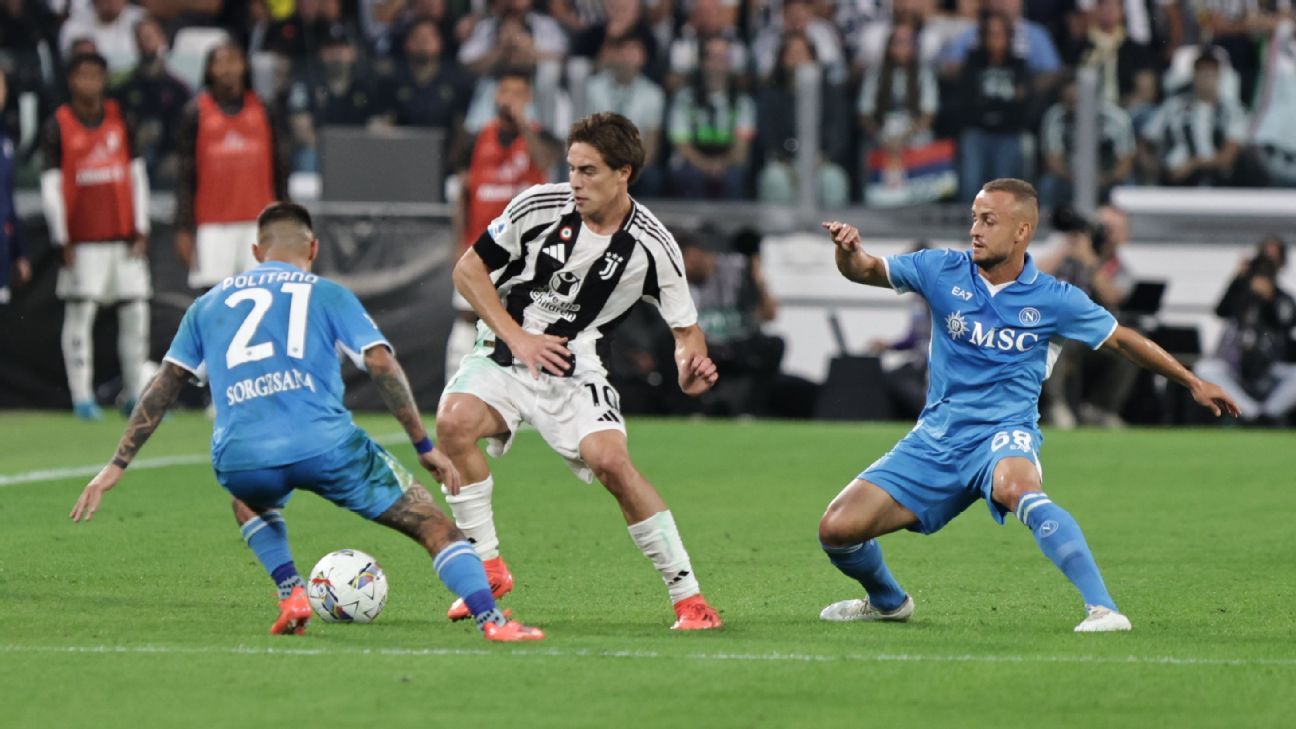 Napoli x Juventus: onde assistir ao vivo, horário, palpites e prováveis escalações do jogo do Campeonato Italiano