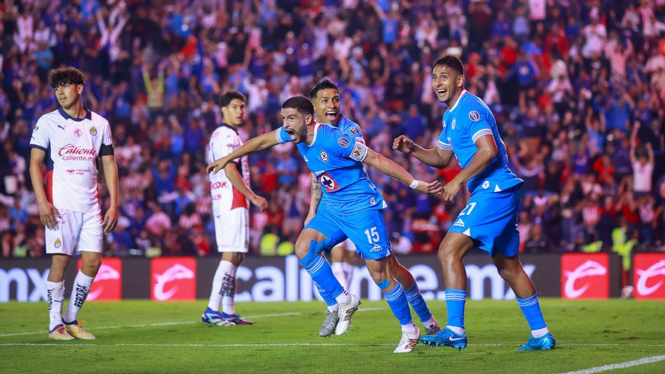 Cruz Azul venció a Chivas y mantiene liderato del Apertura 2024 ESPN