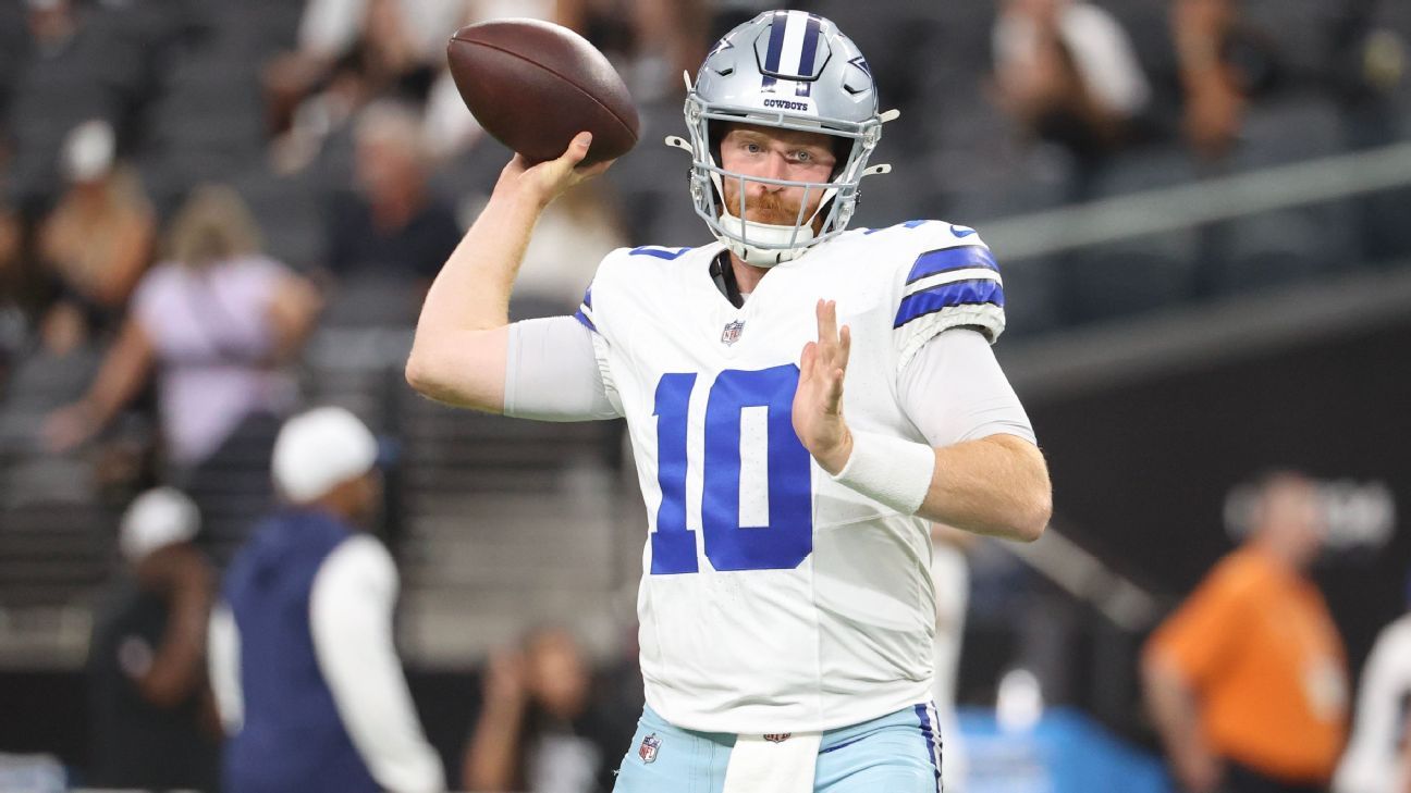 Cowboys - Confidence is still there with QB Cooper Rush - ESPN