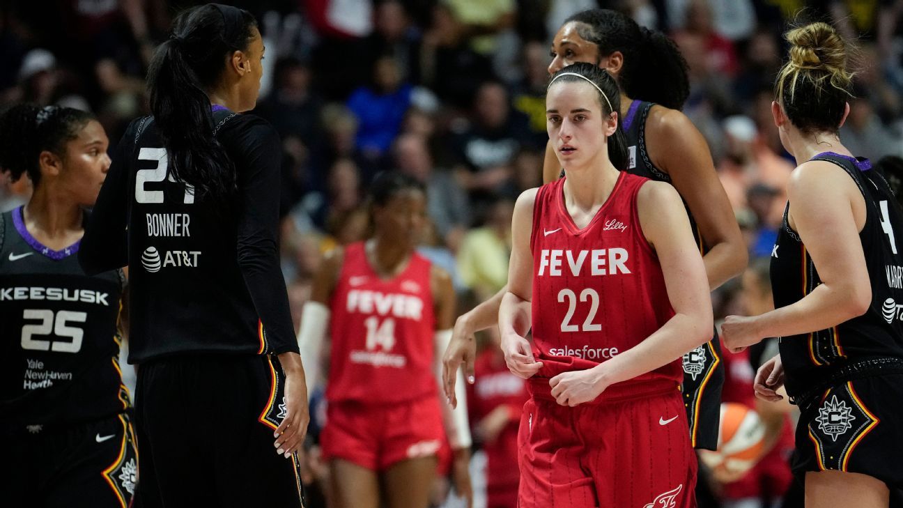 L’année record de Caitlin Clark en basket-ball s’est terminée par une victoire écrasante en séries éliminatoires